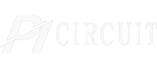 The logo for 'PI CIRCUIT' is displayed in white text on a black background.