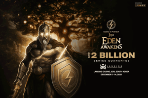 Eden Awakens Jeju: Gods of Poker Debuts with KRW 2 Billion (~USD 1.5M) in Guarantees